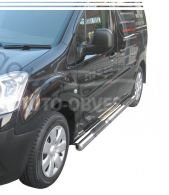 Side pipes with overlays Opel Combo 2019-... Ø:60 mm фото 0