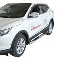 Боковые трубы Nissan Qashqai 2014-2017 фото 0