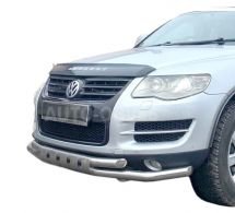 Bumper protection VW Touareg - type: model with plates фото 0