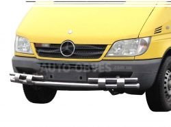 Защита переднего бампера Mercedes Sprinter 2000-2006 фото 0