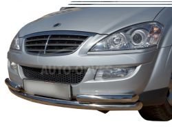 Ssangyong Kyron front bumper protection фото 0
