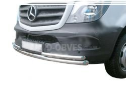 Захист переднього бампера Mercedes Sprinter 2006-2013, 2013-2018 фото 0