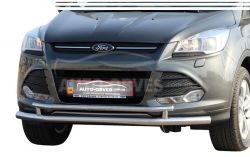 Double arc Ford Kuga 2013-2016 - type: on tubes фото 0