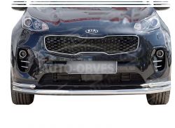 Front bumper protection Kia Sportage 2019-2021 фото 0
