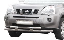 Front bumper protection Nissan X-Trail t31 фото 0