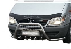 Захист переднього бампера Mercedes Sprinter 2000-2006 - тип: з дод трубками фото 0