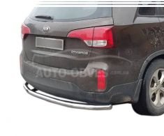 Rear bumper protection Kia Sorento 2013-2016 - type: single pipe фото 0