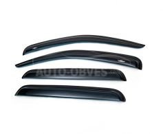 Wind deflectors Nissan Navara 2005-2010 фото 0