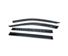 Wind deflectors Volkswagen Passat B8 - type: with chrome molding sw фото 0