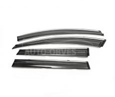 Deflectors with chrome molding Great Wall Haval H6 фото 0