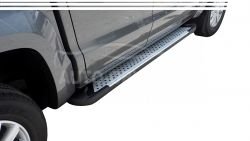 Volkswagen Amarok aluminum running boards - Style: BMW фото 0