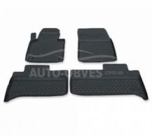 Floor mats Volkswagen Caddy 2015-2020 2 rear sliding doors - type: set, model фото 0