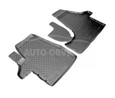 Floor mats Volkswagen T6 - type: set, model фото 0