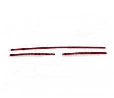 VW T6 bumper grille pads - red color photo 0