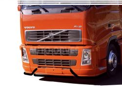 Volvo FH euro 5 bumper protection - color: black - additional service: LED installation -> 3-5 working days фото 0