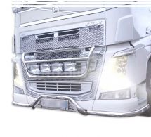 Holder for headlights in the Volvo FH euro 6 grille, service: installation of diodes фото 0