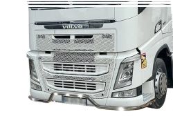 Защита переднего бампера Volvo FH v4 - доп услуга: установка диодов фото 0