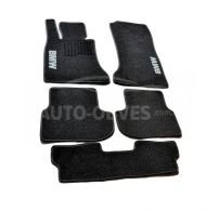 Floor mats BMW 5 F10, F11 - material: - pile, qt 5 pcs, black фото 0