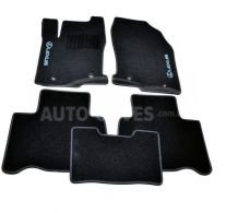 Floor mats Lexus NX 2014-... - material: - pile, kt 5pcs, black фото 0