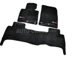 Floor mats Toyota Land Cruiser 200 2016-2021 5 seats - material: - pile, black, type: premium фото 0