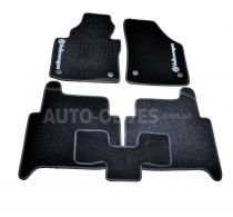 Floor mats Volkswagen Touran 2010-2015 5 seats - material: - pile, qt 5pcs, black фото 0