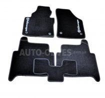 Floor mats Volkswagen Touran 2016-... 5 seats - material: - pile, qt 5pcs, black фото 0
