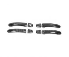 Накладки на ручки Volkswagen Touran 2010-2015 - type: натуральний карбон 4 ручки фото 0