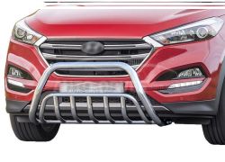 Front bar Hyundai Tucson 2019-2021 - type: double фото 0