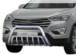 Кенгурятник Hyundai Santa Fe 2013-2016 - тип: двойной фото 0