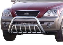 Bull bar Kia Sorento 2003-2009 - type: double фото 0