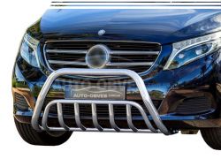 Bullbar Mercedes Vito, V-class 2014-2022 - type: double фото 0