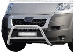 Pull bar Jumper, Boxer, Ducato 2006-2014 - type: without grill фото 0