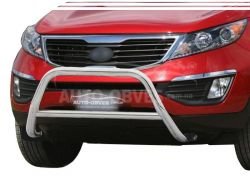 Front bar Kia Sportage 2010-2015 - type: without grill фото 0