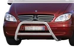Bull bar Mercedes Vito, Viano - type: without grill фото 0