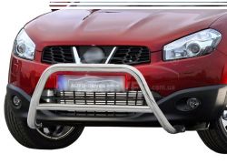 Front bar Nissan Qashqai 2010-2014 - type: without grill фото 0