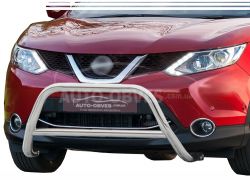 Кенгурятник Nissan Qashqai 2014-2017 - тип: без гриля фото 0