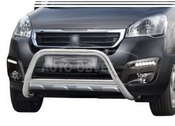 Front bar Peugeot Partner 2015-... - type: without grill фото 0