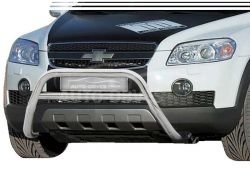 Hood guard Chevrolet Captiva 2006-2011 - type: without grill фото 0