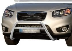 Front bar Hyundai Santa Fe 2010-2012 - type: without grill фото 0