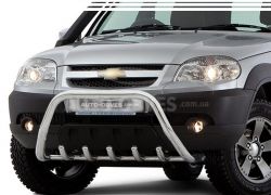 Bullbar Chevrolet Niva - type: without jumper фото 0