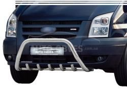 Bull bar Ford Transit 2006-2014 - type: without jumper фото 0