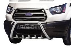 Bull bar Ford Transit 2014-... - type: without bridge фото 0
