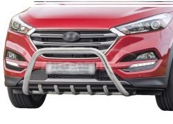 Front bar Hyundai Tucson 2019-2021 - type: without jumper фото 0