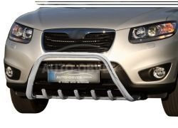Front bar Hyundai Santa Fe 2006-2010 - type: without jumper фото 0