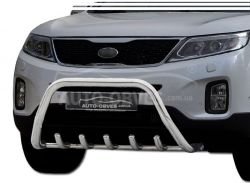 Front bar Kia Sorento 2013-2016 - type: without jumper фото 0
