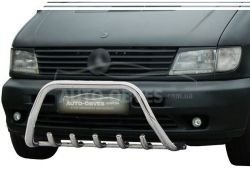 Bull bar Mercedes Vito I, V220 - type: without bridge фото 0