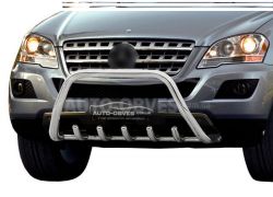 Bull bar Mercedes ML 164 - type: without bridge фото 0