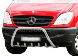 Bull bar Mercedes Sprinter 2006-2013 - type: without jumper фото 0