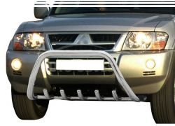 Кенгурятник Mitsubishi Pajero Wagon III 2000-2006 - тип: без перемычки фото 0