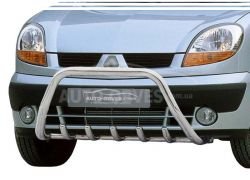 Front bar Renault Kangoo 2003-2007 - type: without jumper фото 0
